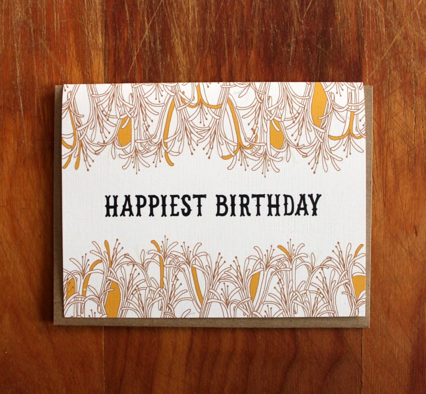 Happiest Birthday-Single Folded Card
