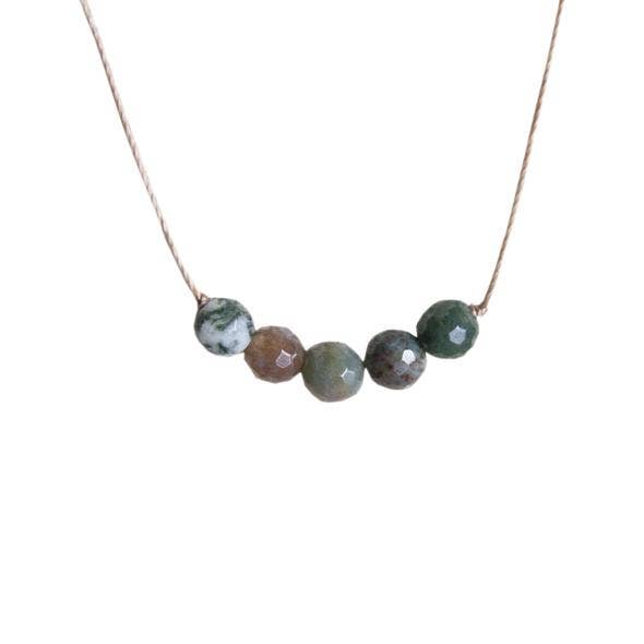 Fancy Jasper Intention Necklace for Peace