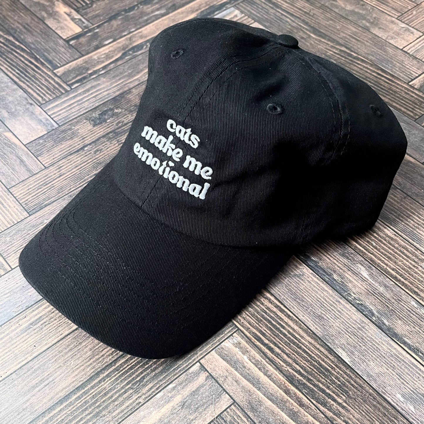 Cats make me emotional Baseball Cap Unisex Dad Hat