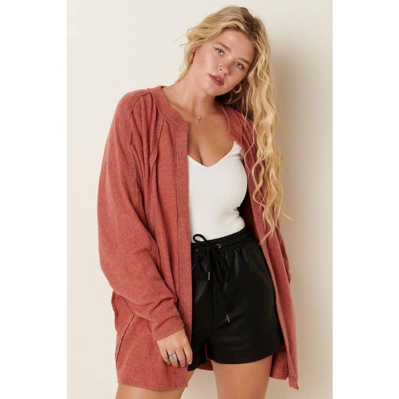 DOLMAN SLEEVE CARDIGAN