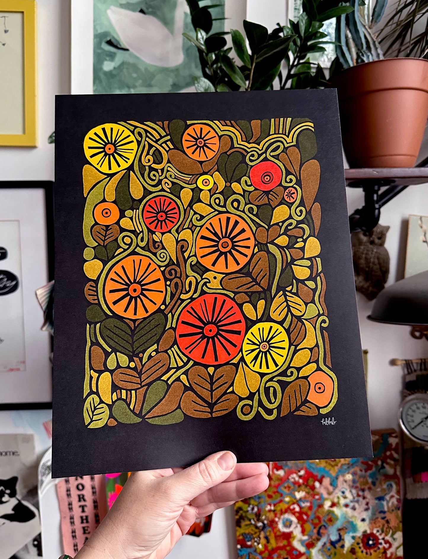 Sweet Potato Vine-11 x 14 print