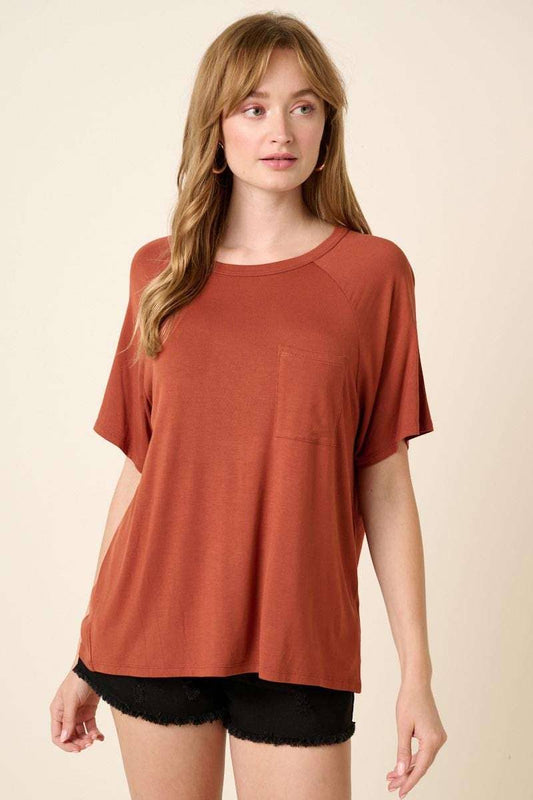 BAMBOO Raglan Short Sleeve Tee