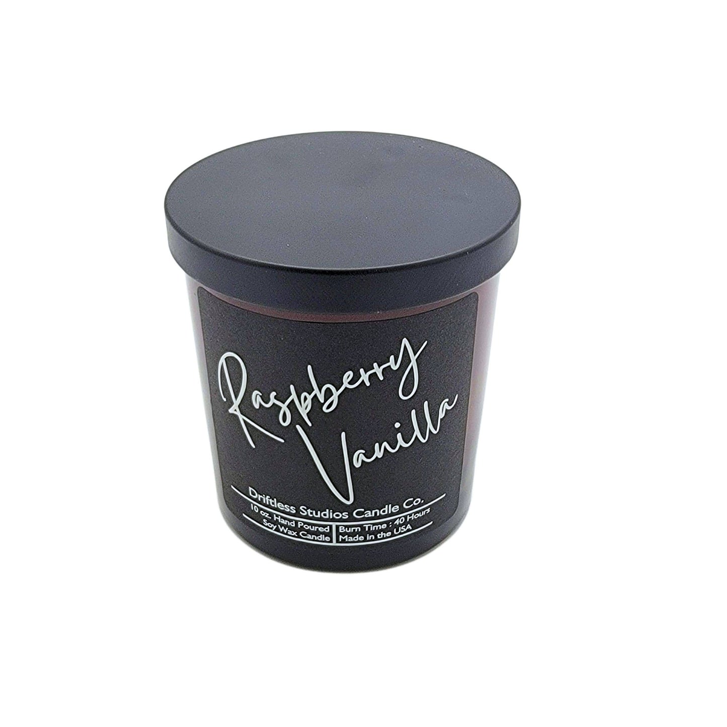Raspberry Vanilla Soy Wax Candle