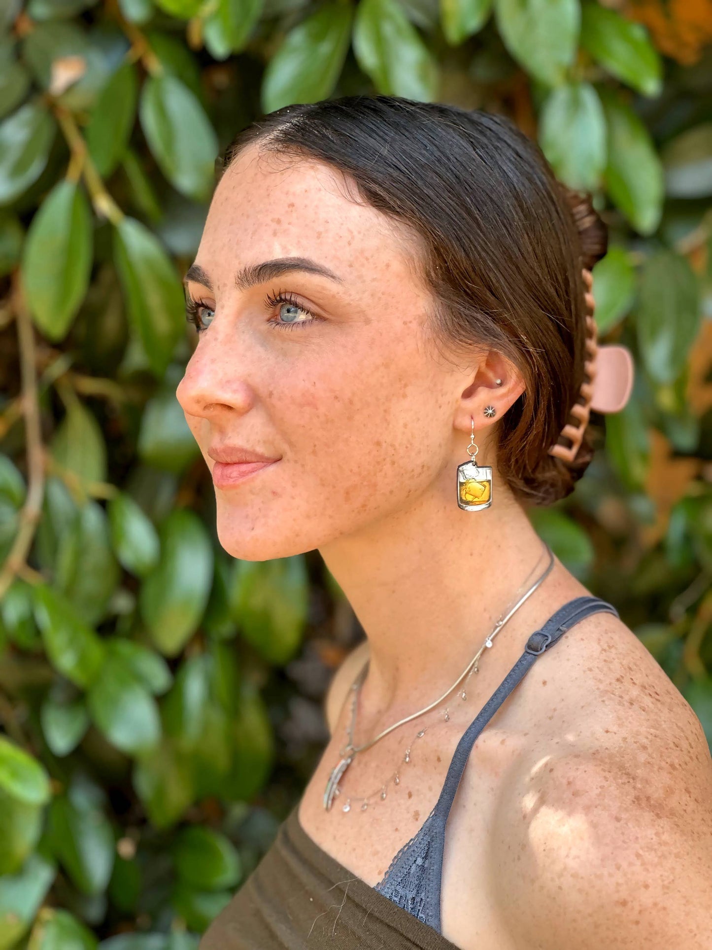 Whiskey Earrings #1731