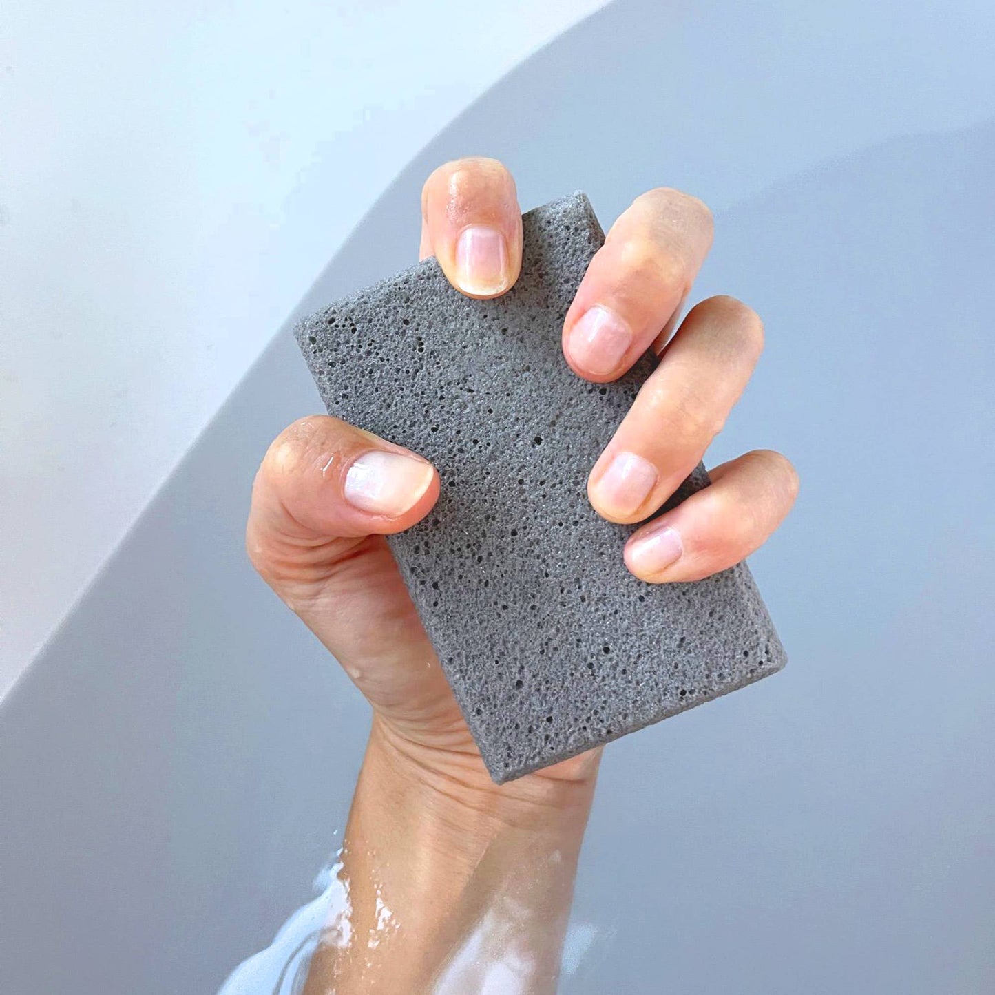 Dual-Texture Siliglass Pumice Stone