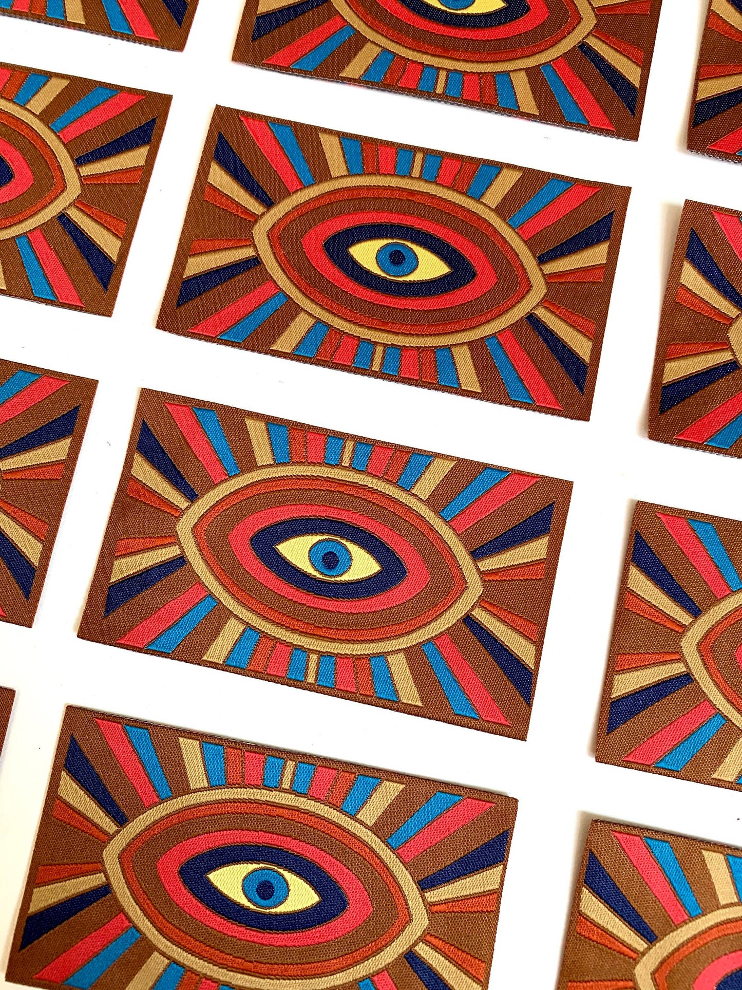 Eyeball- Woven Iron On Patch