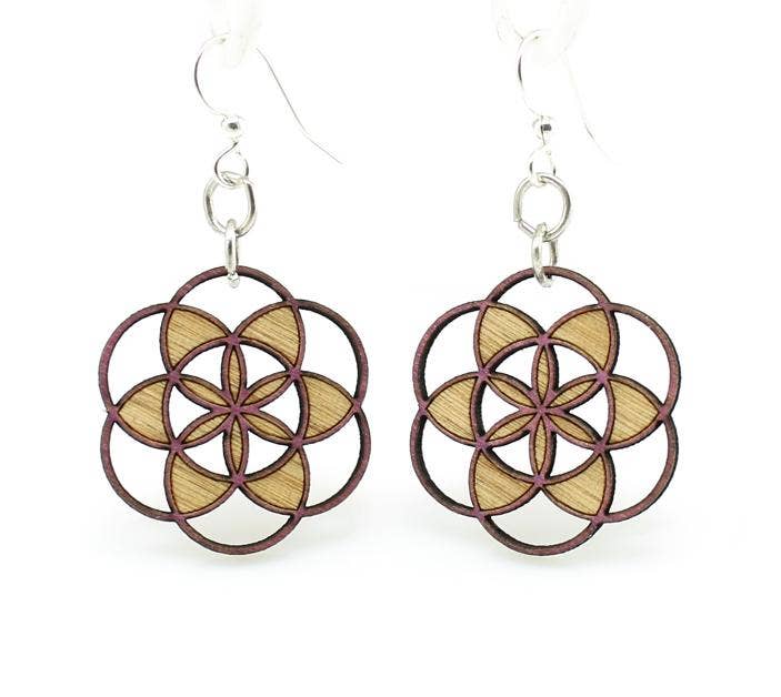 Seed of Life Blossoms Earrings