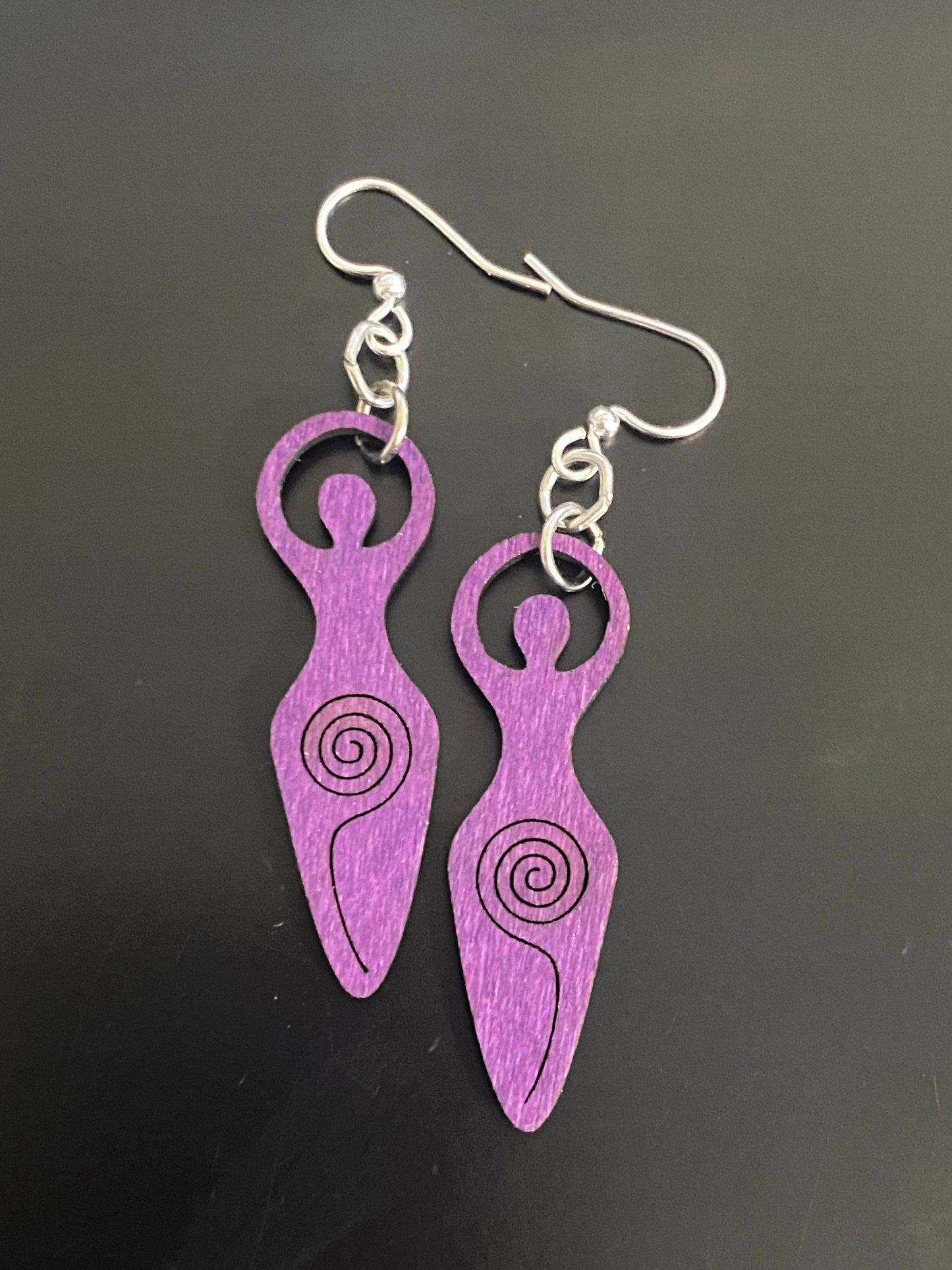 Spiral Goddess Earrings