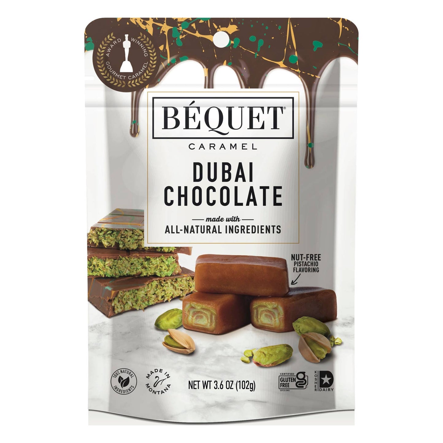 Dubai Chocolate Caramel 3.6 oz Pouch