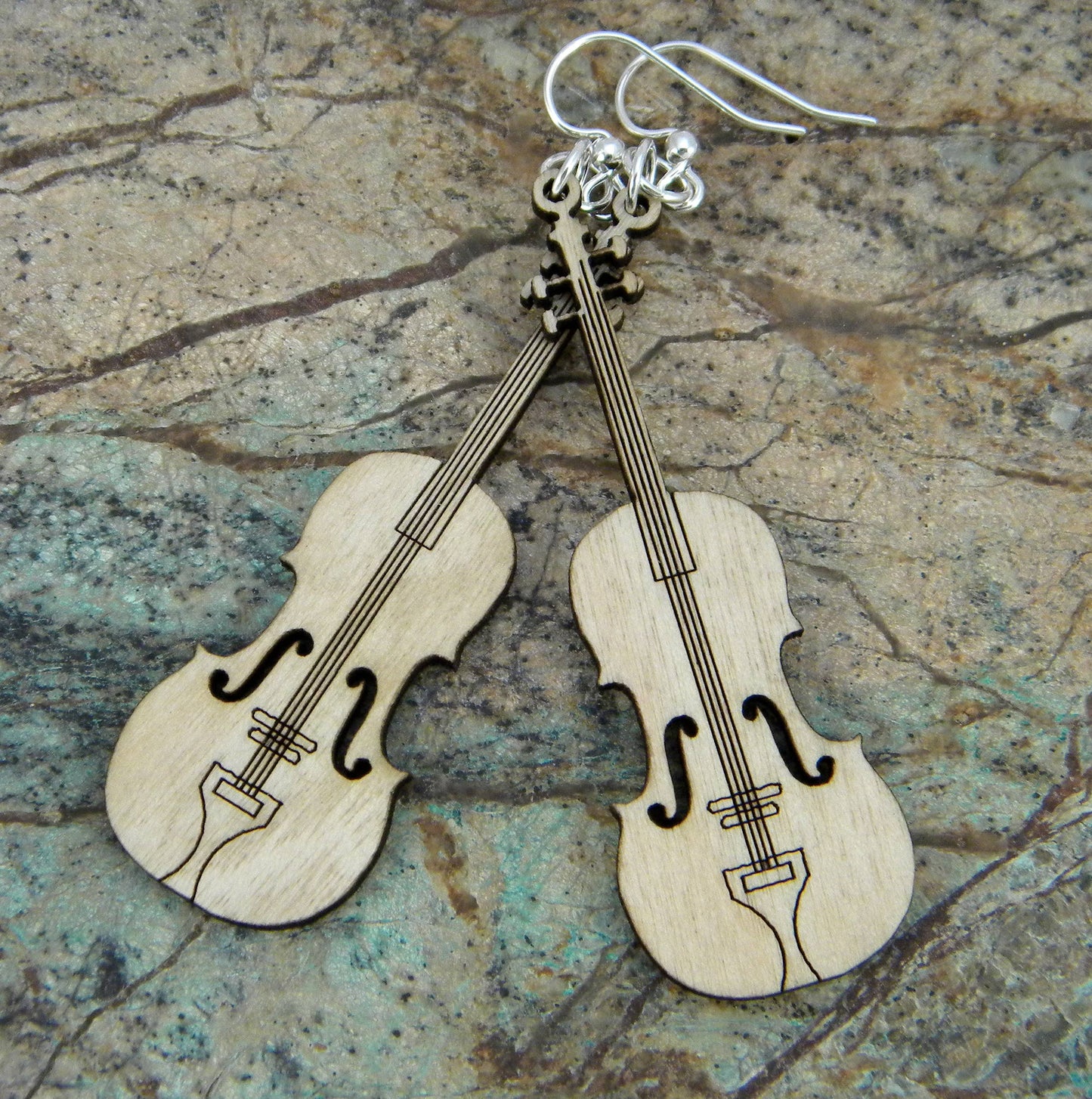 Violin Earrings
