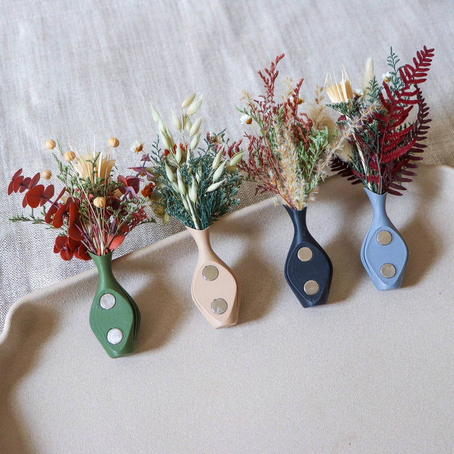 Bitty Bloom Magnets - Earth Tone