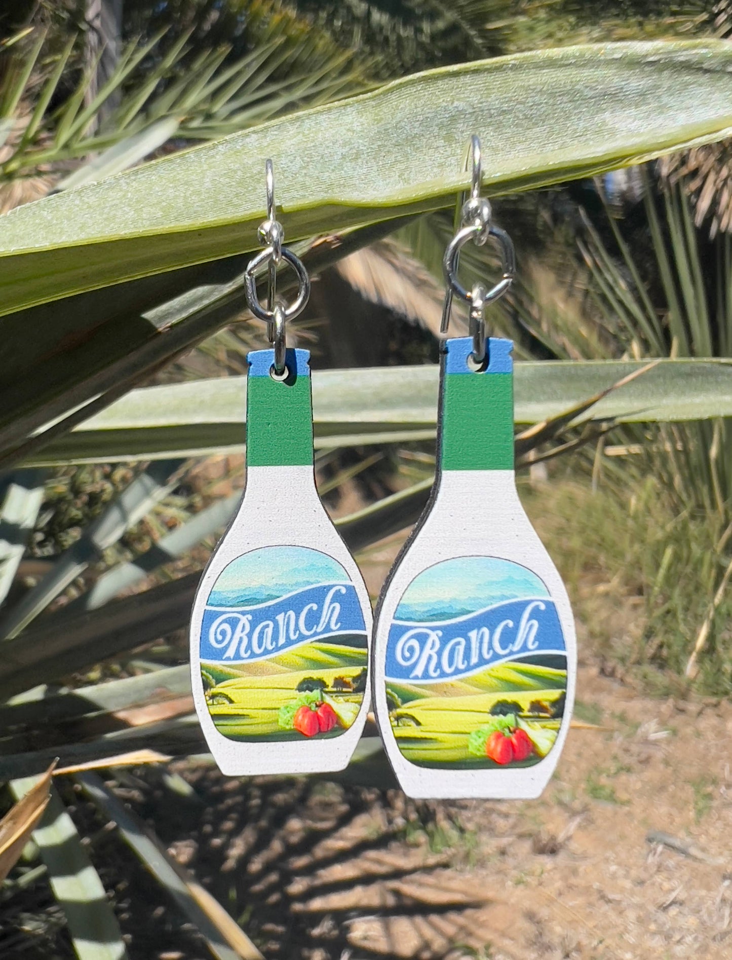 Ranch Dressing Earrings
