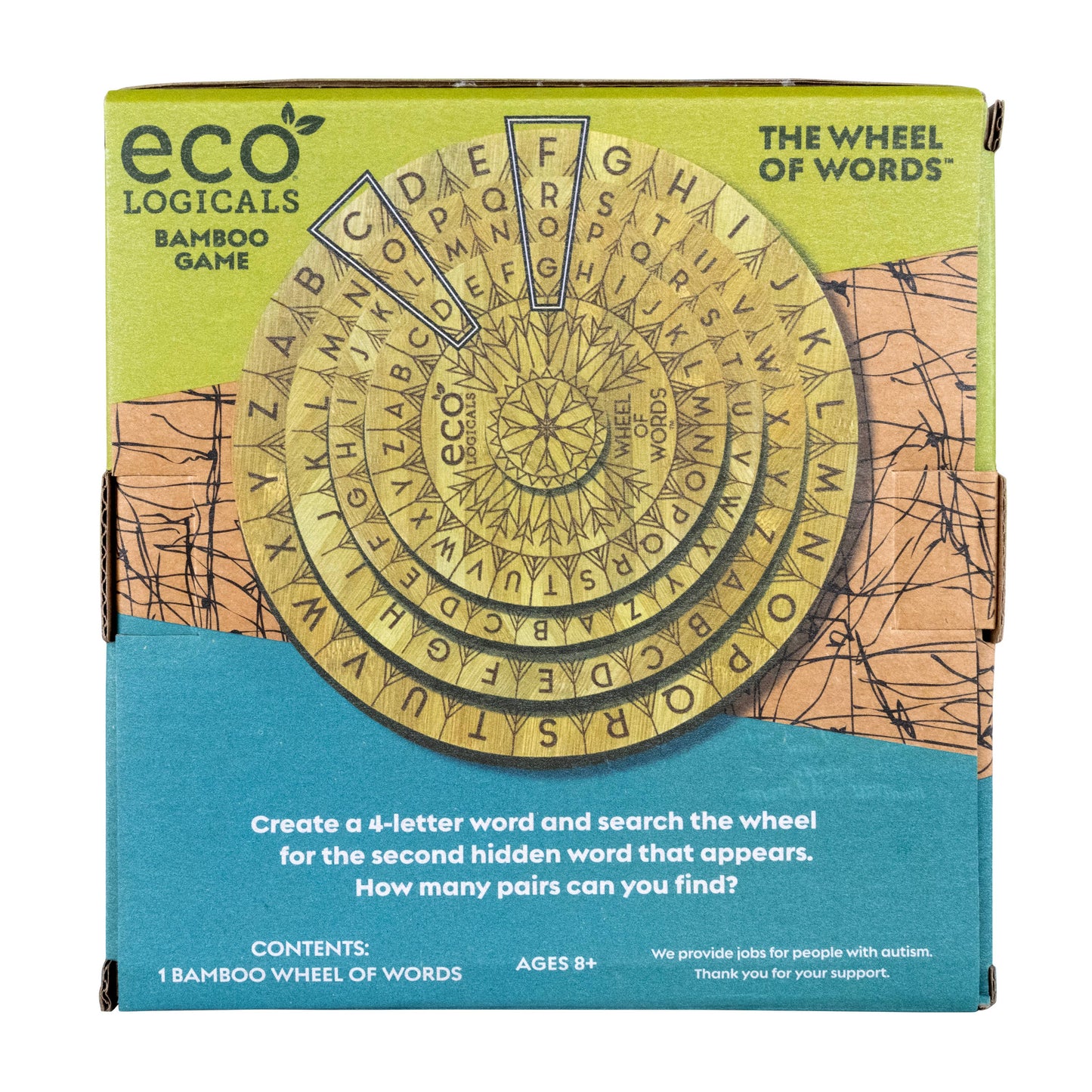 Wheel of Words - Bamboo Spelling Game