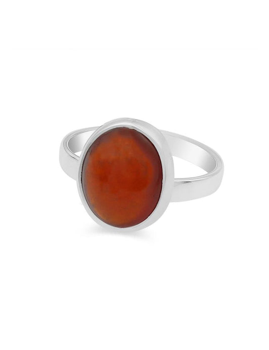 Garnet Hessonite Ring | Size 8