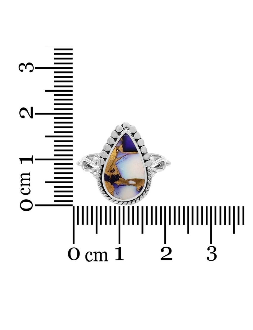 Purple Dahlia Rose Ring | Size 7