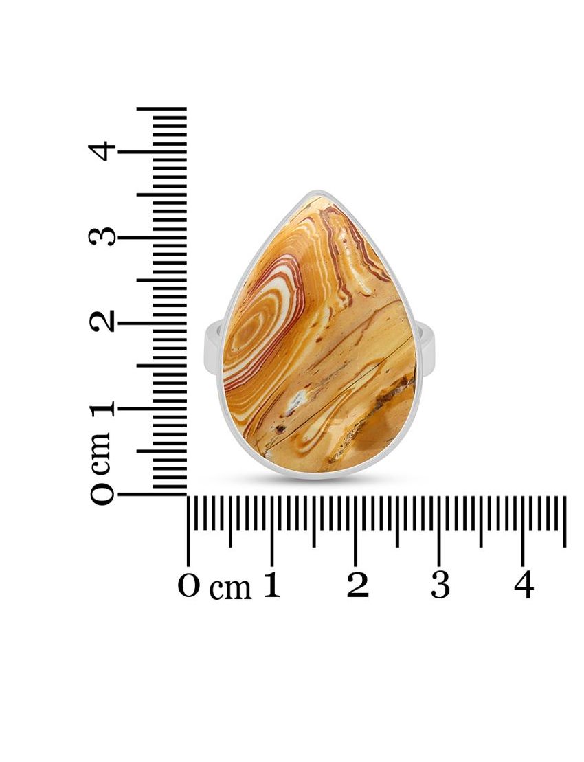 Picture Jasper Ring | Adjustable