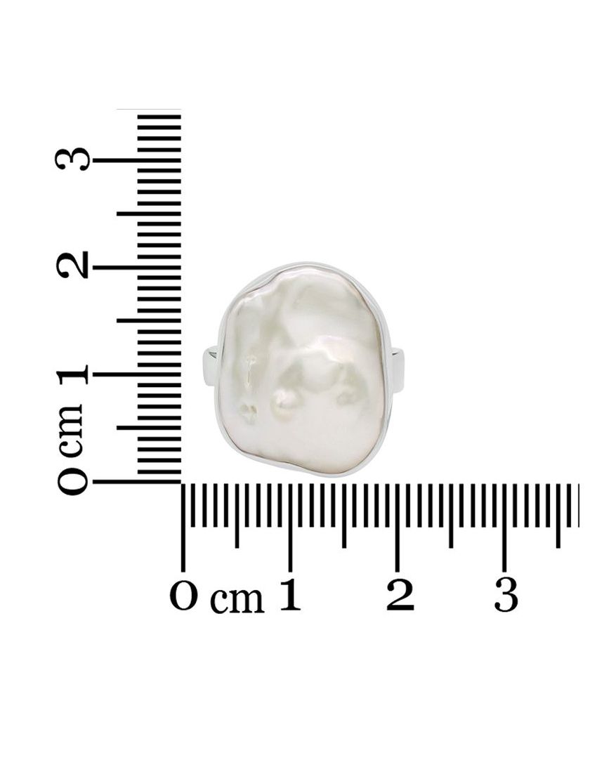 Blistered Pearl Ring | Adjustable