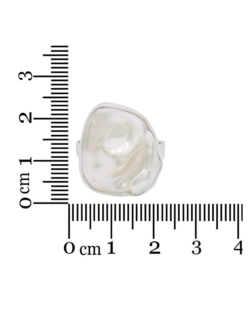 Blistered Pearl Ring | Adjustable