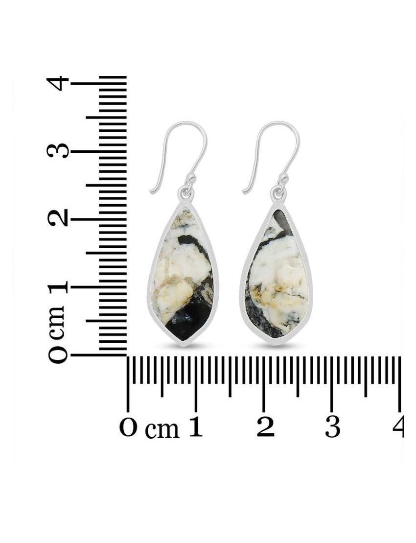 White Buffalo Earrings (Stabiized)