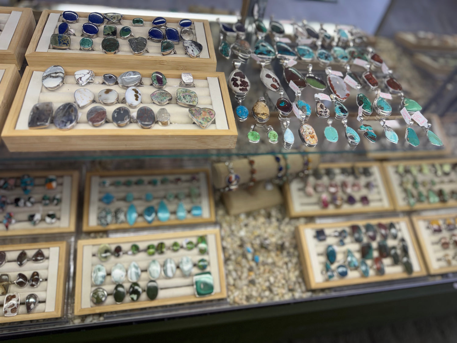 Natural Gemstone & Sterling Silver Jewelry