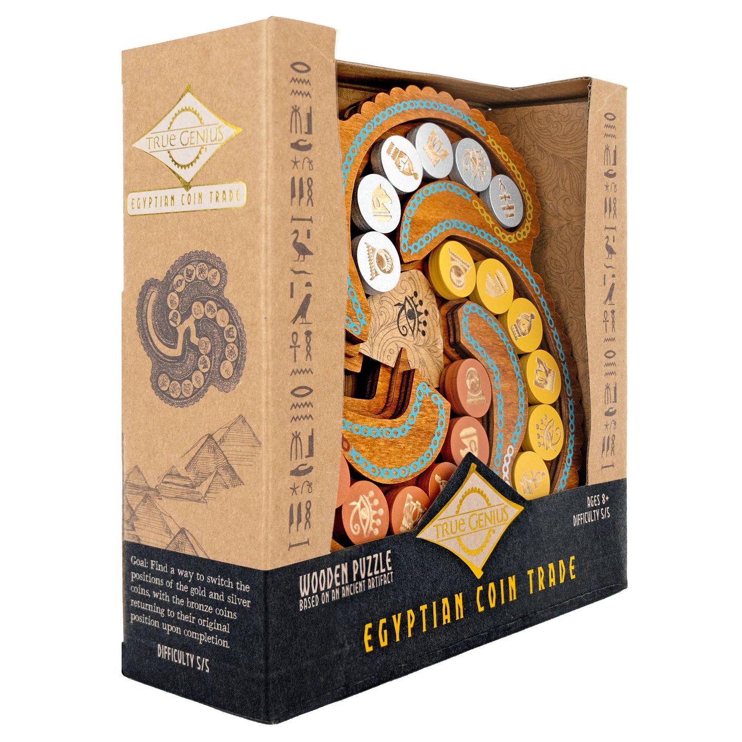 Egyptian Coin Trade Puzzle - True Genius