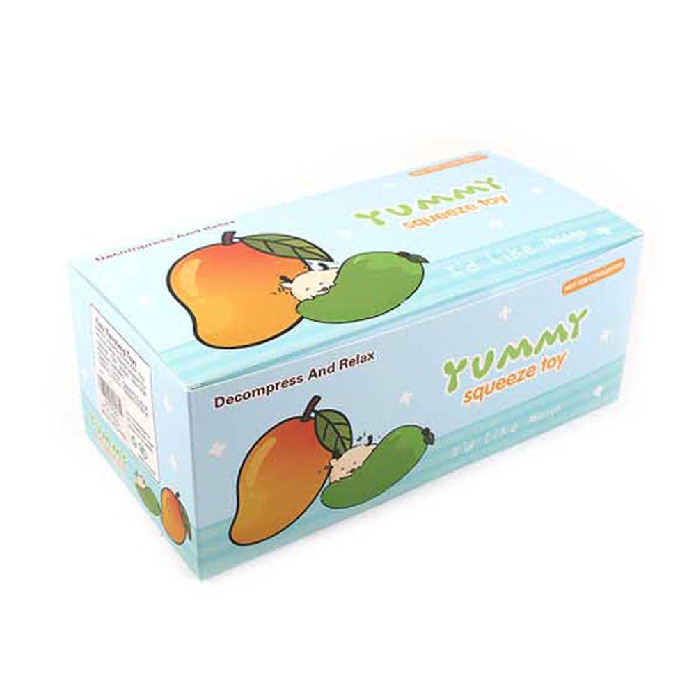 ASMR Crunchy Color Change Mango Squeeze Squishy Stress Relief Toy