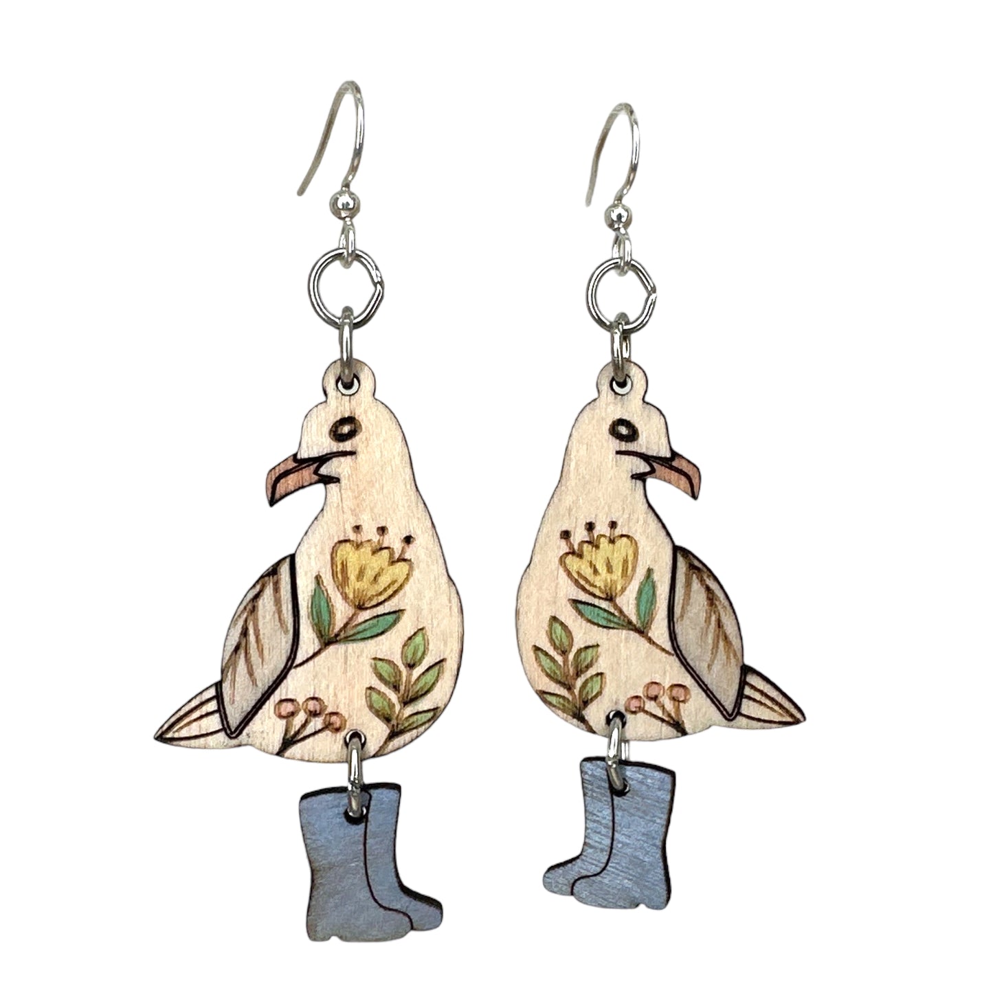 Green Tree Earrings | Animals, Insects & Sports