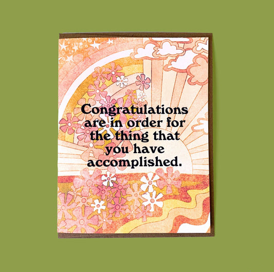 Congratulations Card
