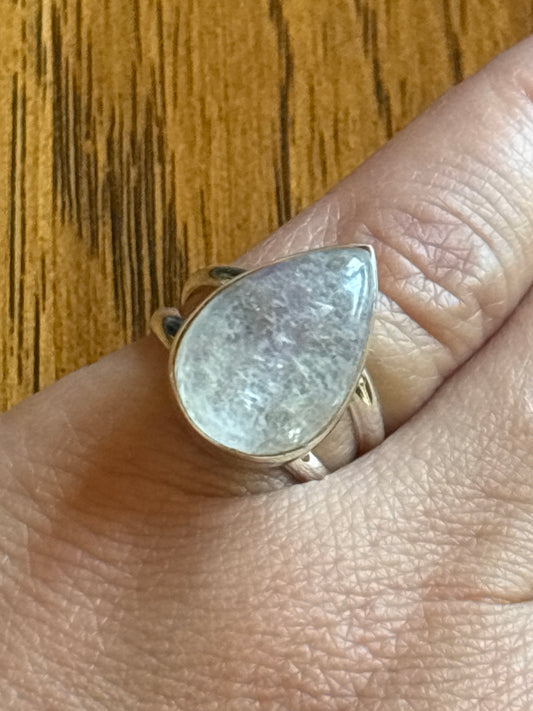 Purple Moonstone Ring | Size 7