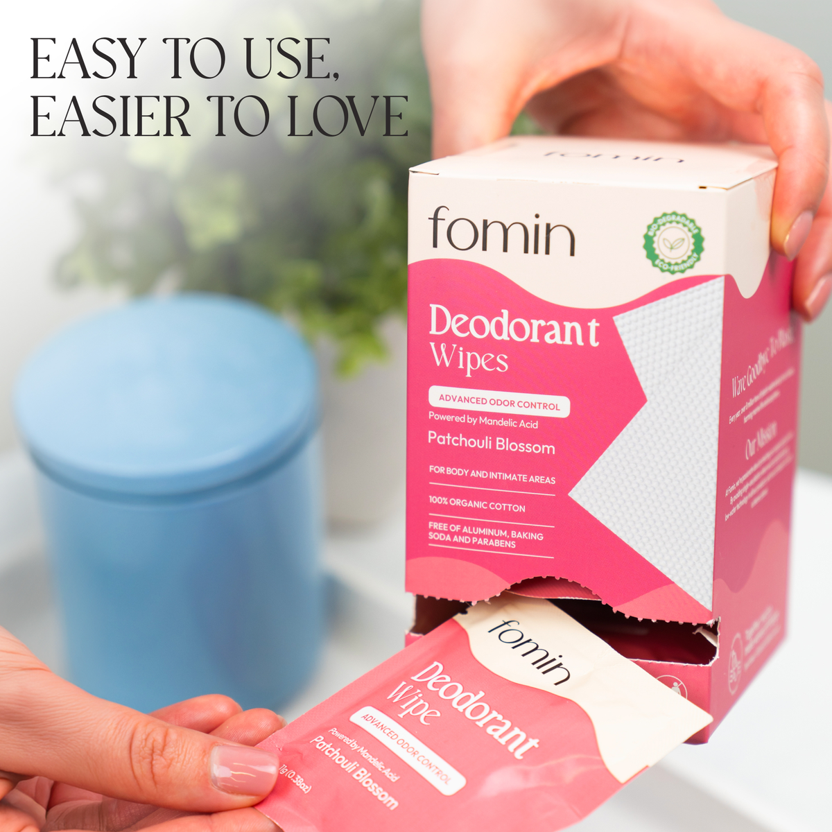 Variety Pack Deodorant Wipes | pH-Balanced Odor Control | Body Care