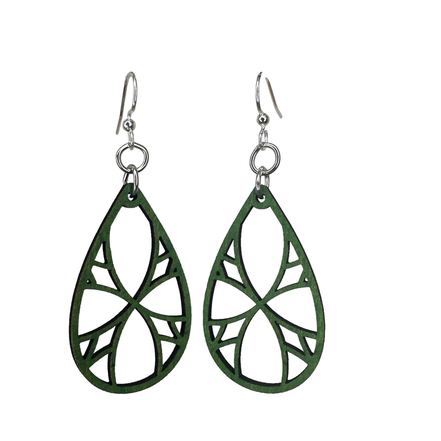 Kaleidoscope Leaf Earring #1782
