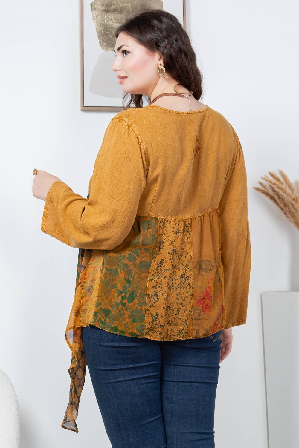 Rustic Bohemia Embroidered Top