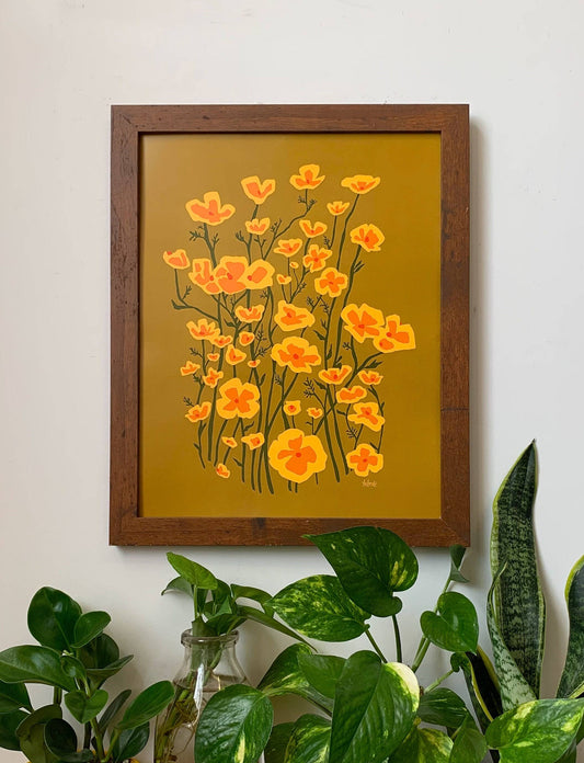 Poppies-11 X 14 Print