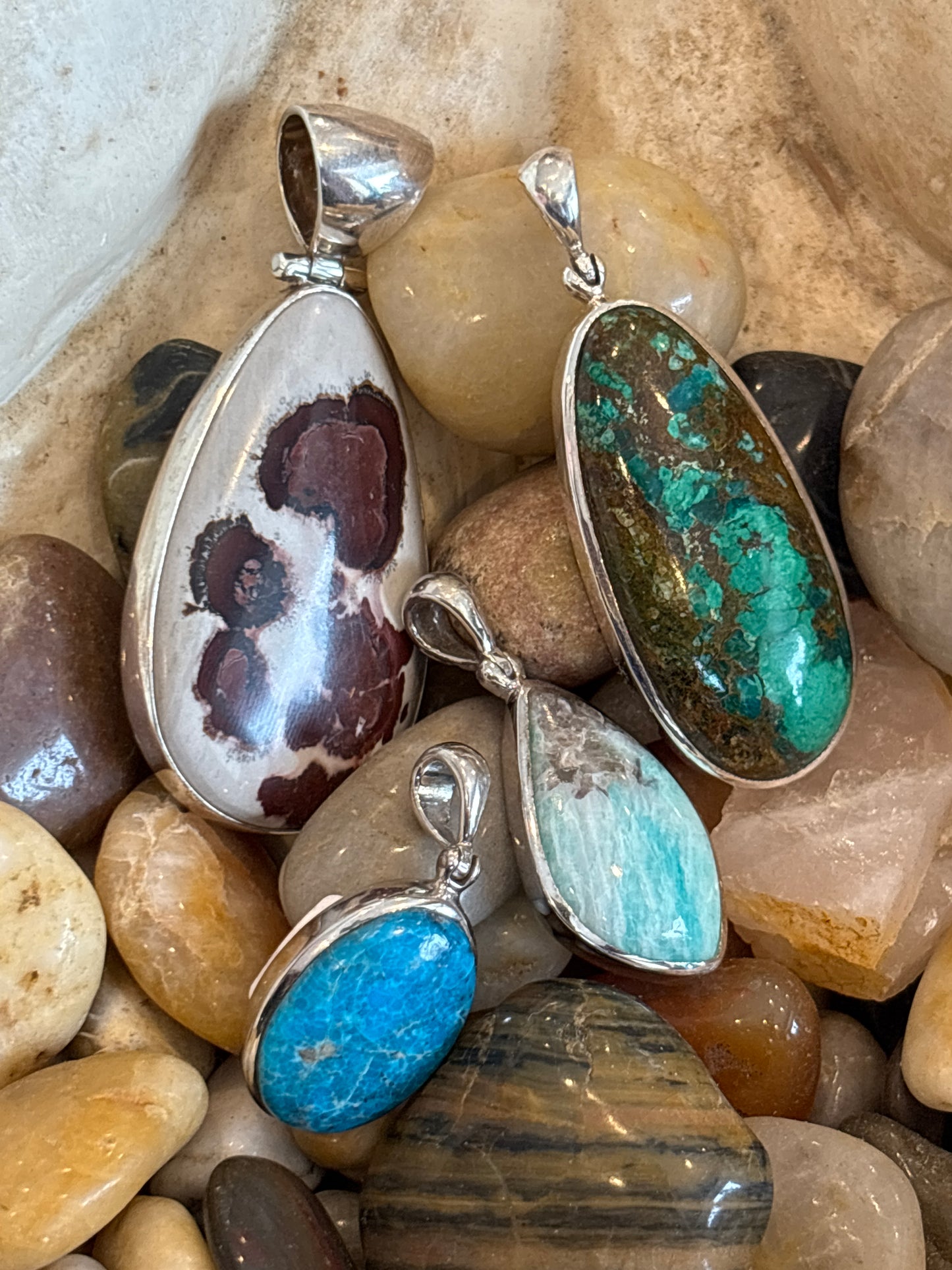 Sterling & Gemstone Pendants (1-23)