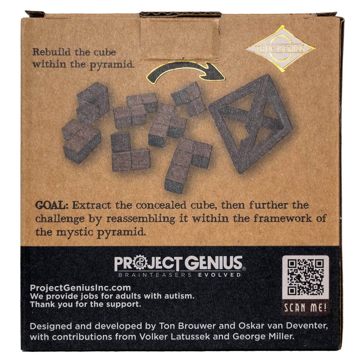 Egyptian Triglyph Puzzle - True Genius