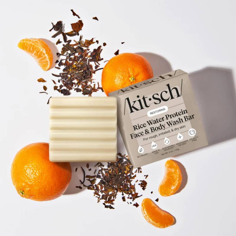 Rice Water Protein Face & Body Wash Bar