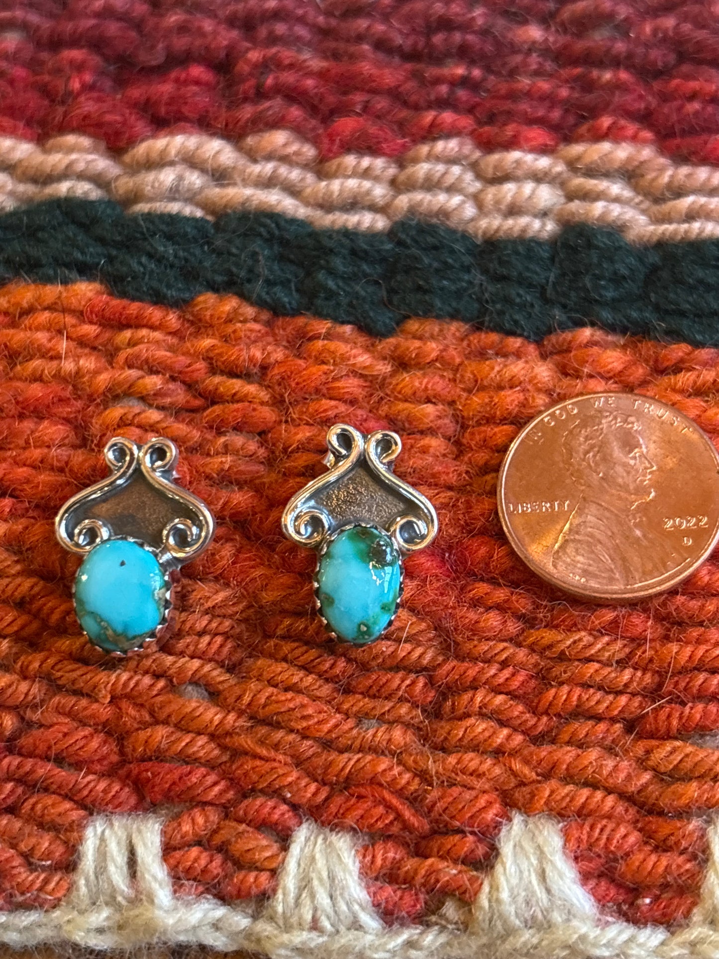 Sonoran Gold Turquoise Post Earrings