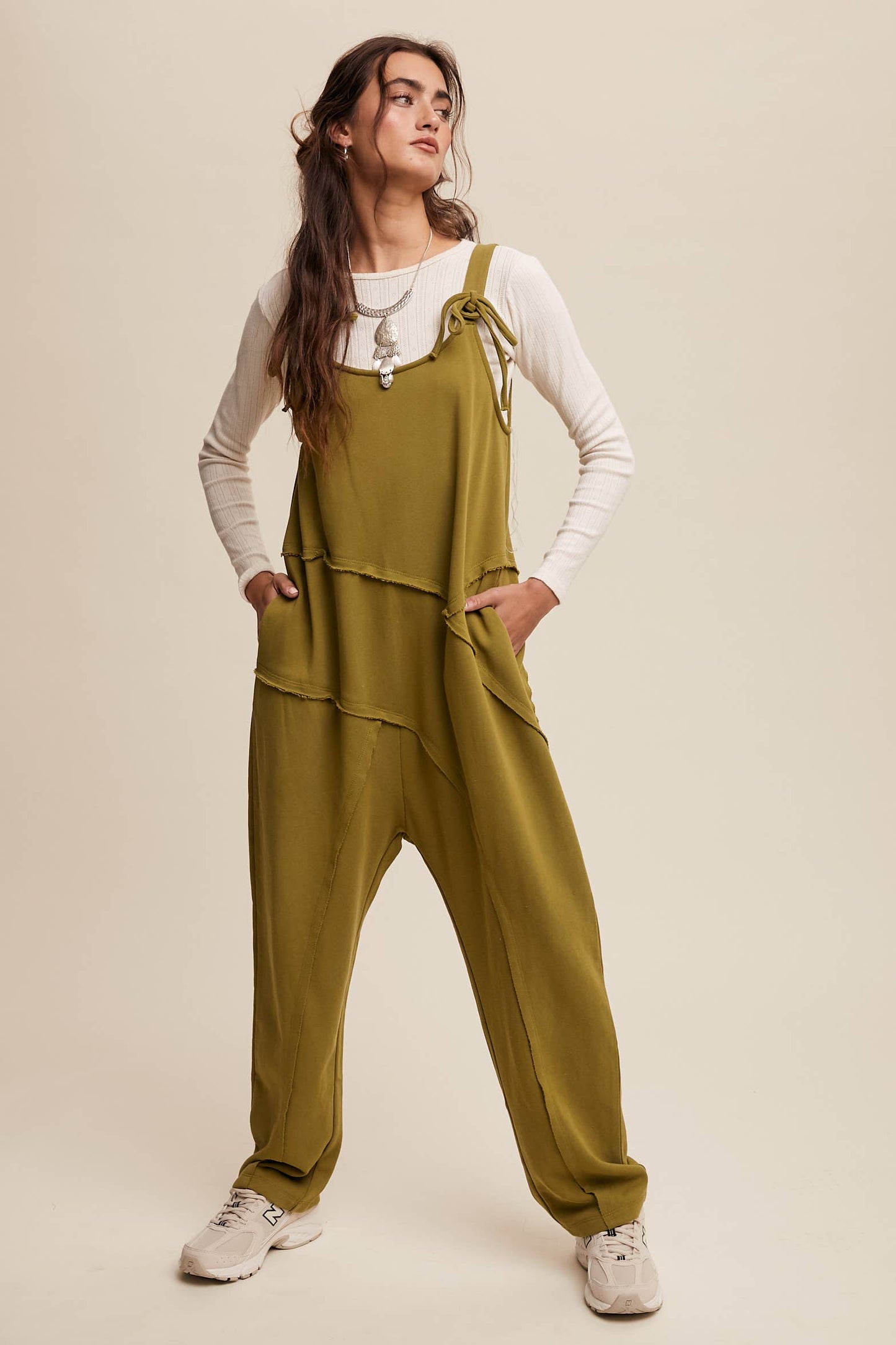 Asymmetrical Layered Jumpsuit