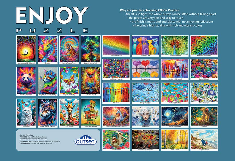 Enchanted Fox 1000-Piece Enjoy Puzzle