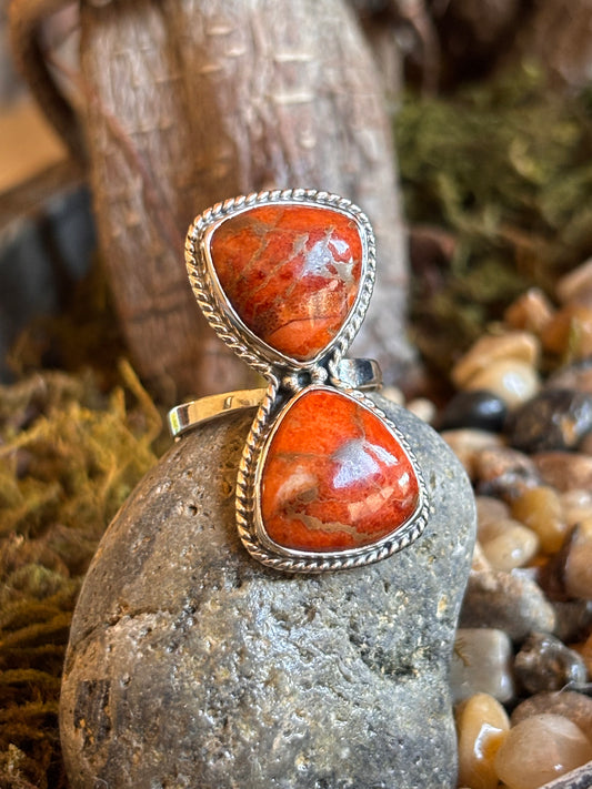 Sponge Coral Ring | Adjustable 9