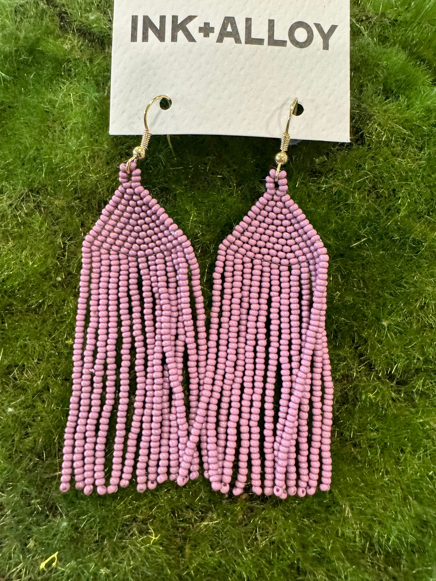 Elise Beaded Fringe Earrings | Ink + Alloy