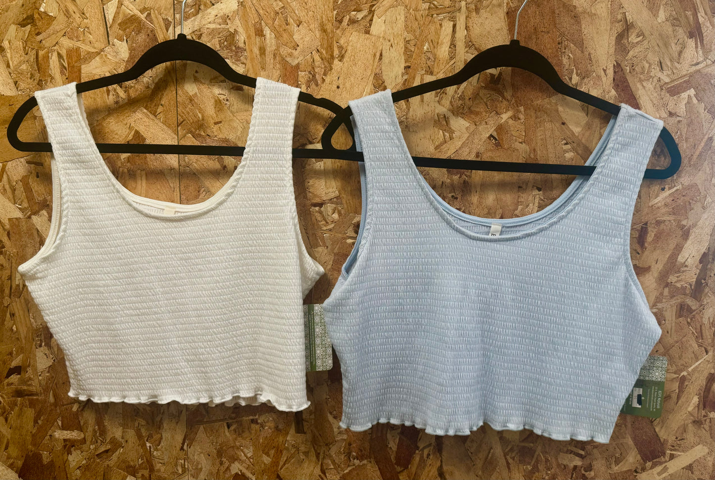 Ribbed & Ruffled Crop Tank | MTS