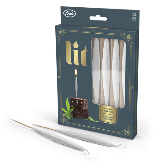 Lit! - Joint Birthday Candles - Set of 6