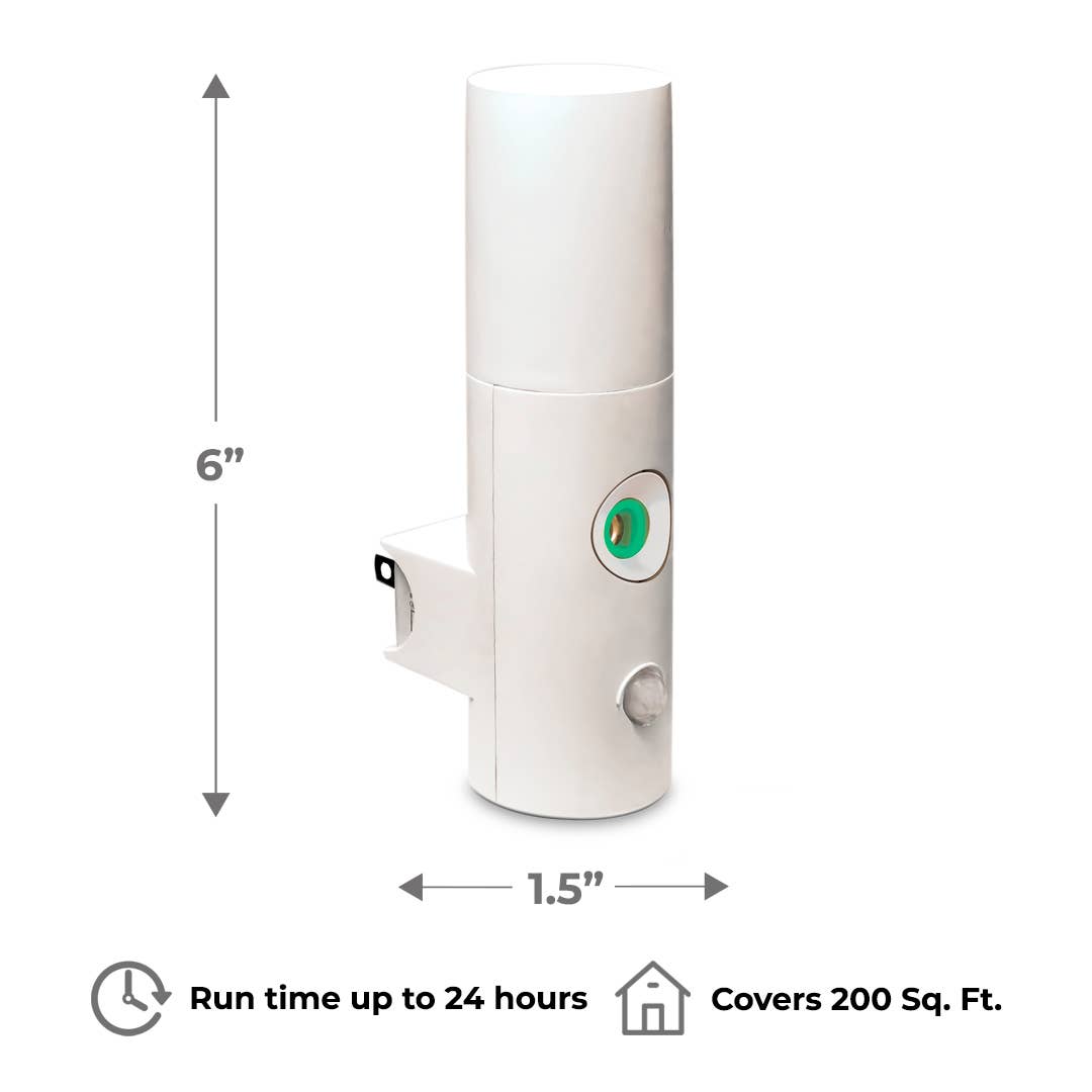 Waterless aromatherapy and fragrance plug-in