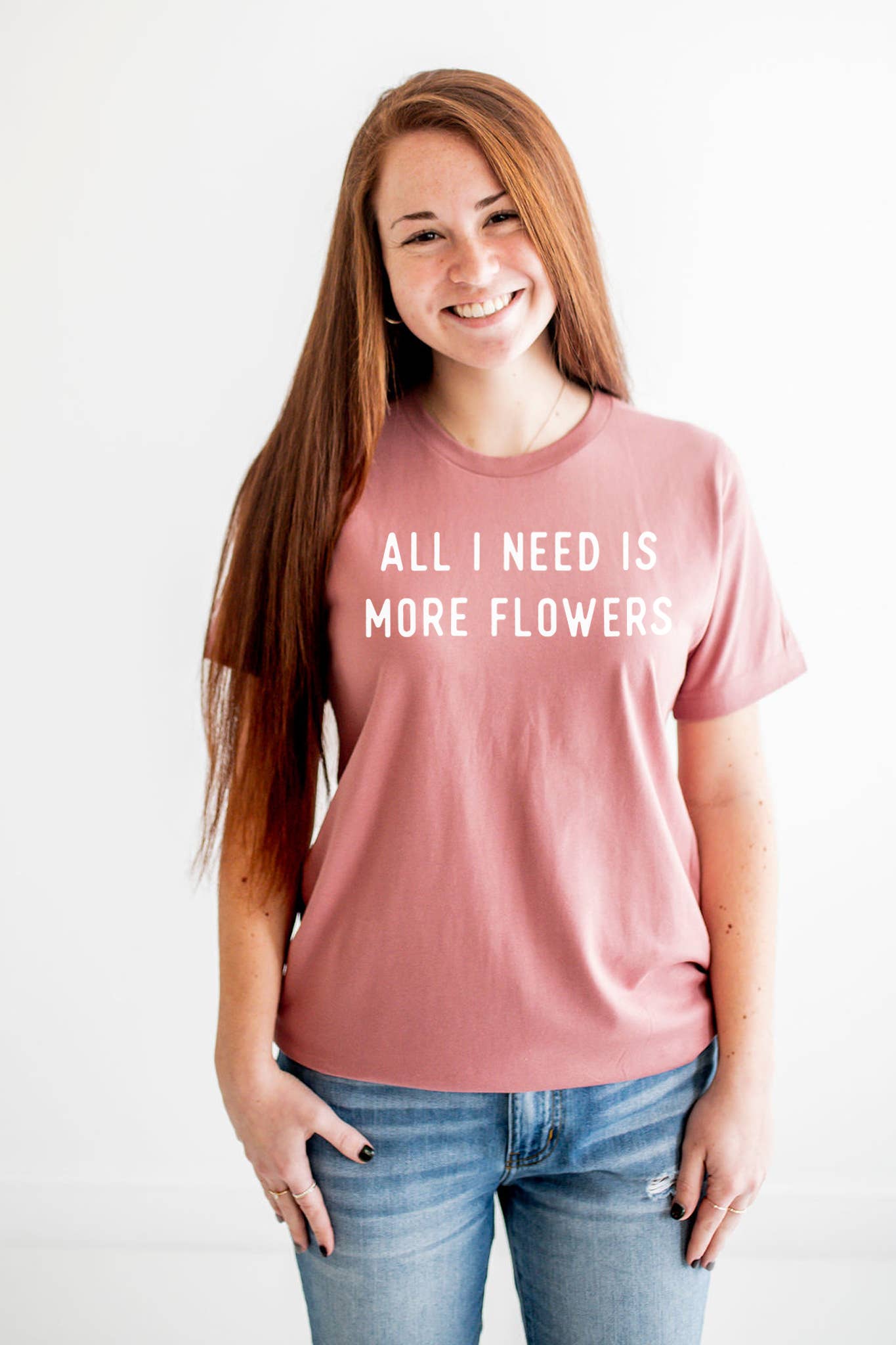 All I Need is More Flowers Graphic Tee