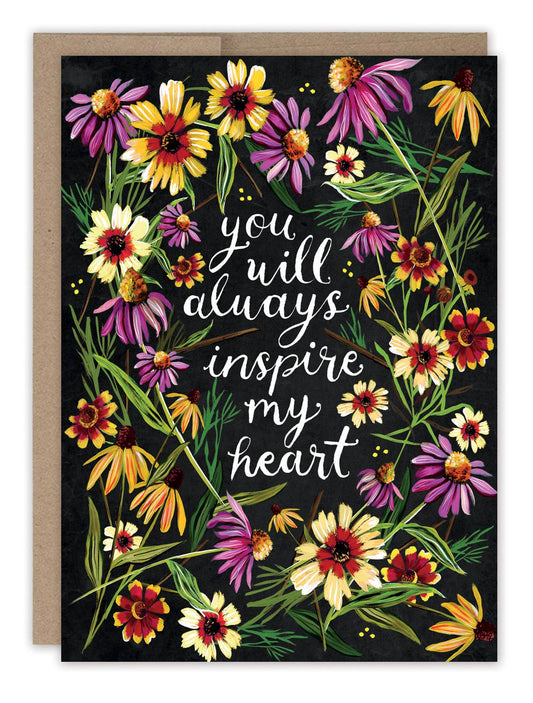 Wildflowers Anniversary Card