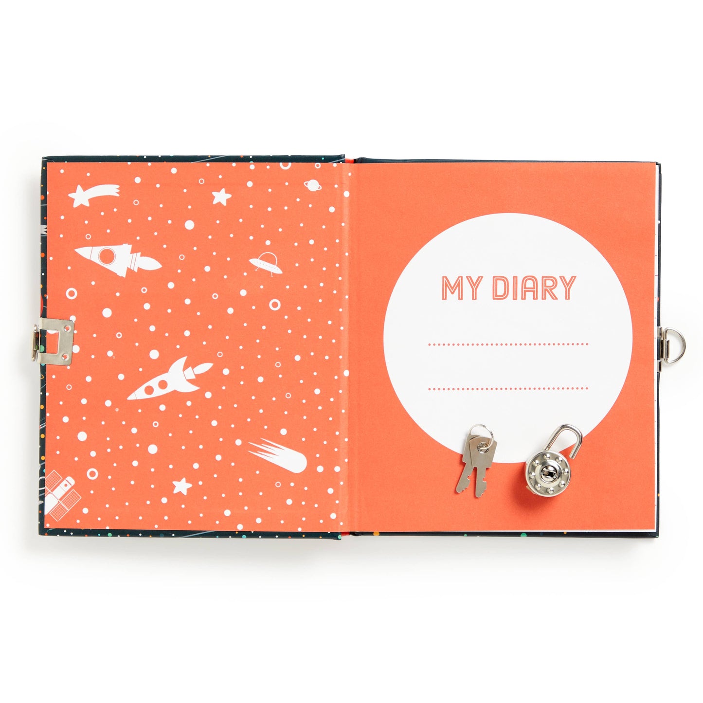 Big Dreams Solar System Locked Diary