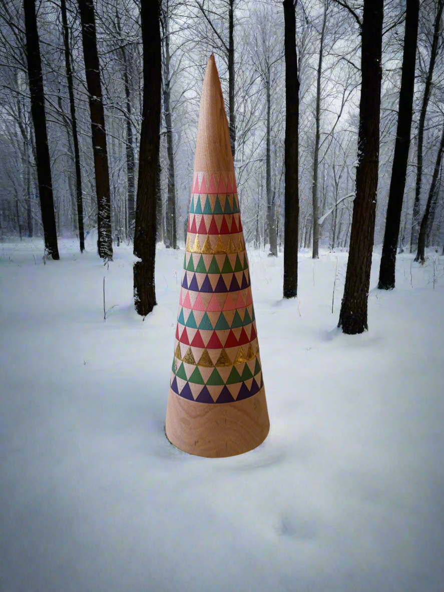 Wooden Tree Holiday Decorations