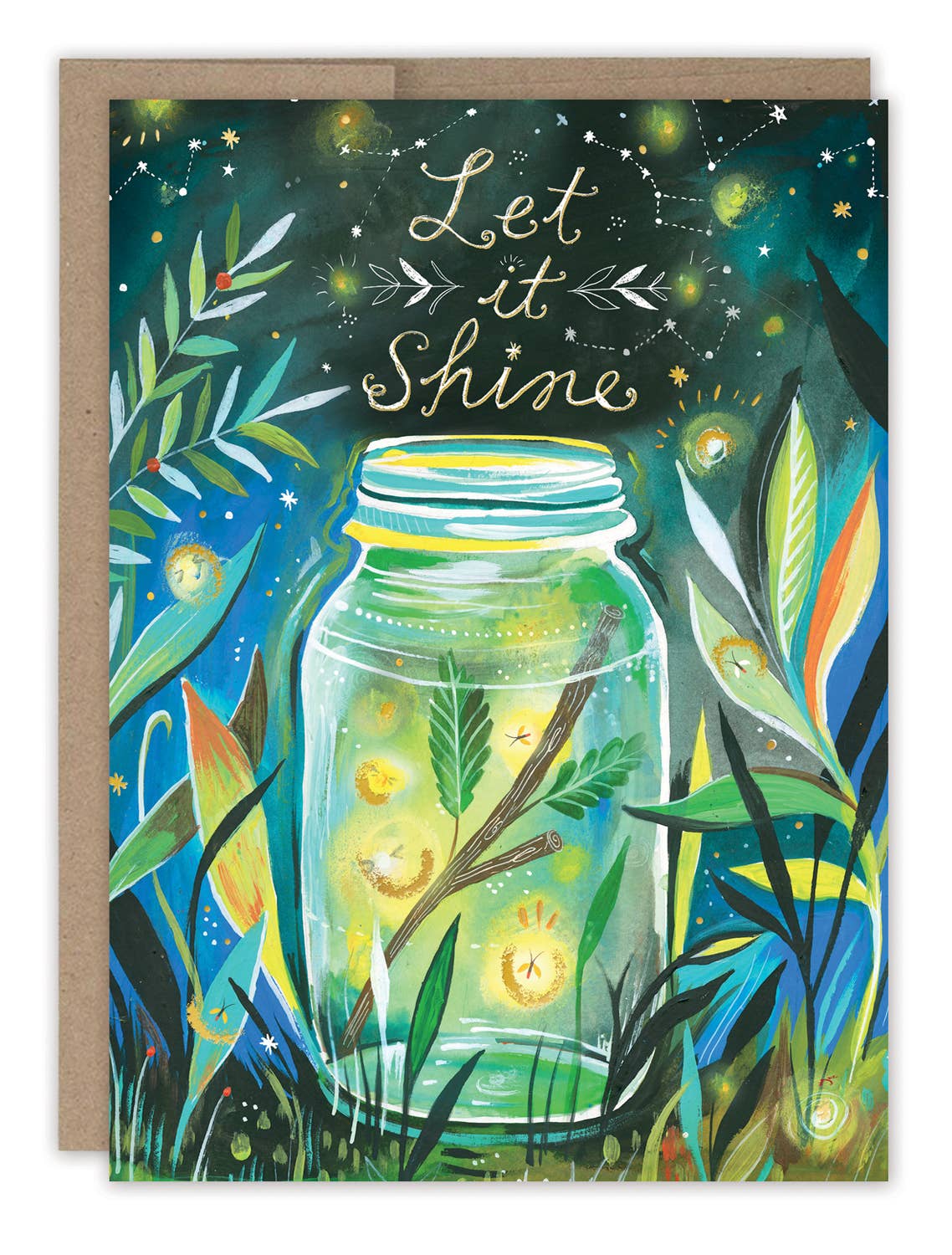 Firefly Jar Birthday Card