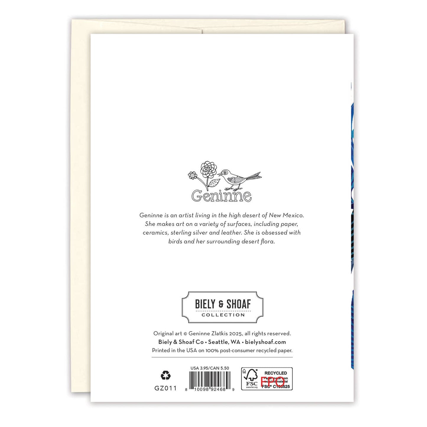 Bluebirds Anniversary Card